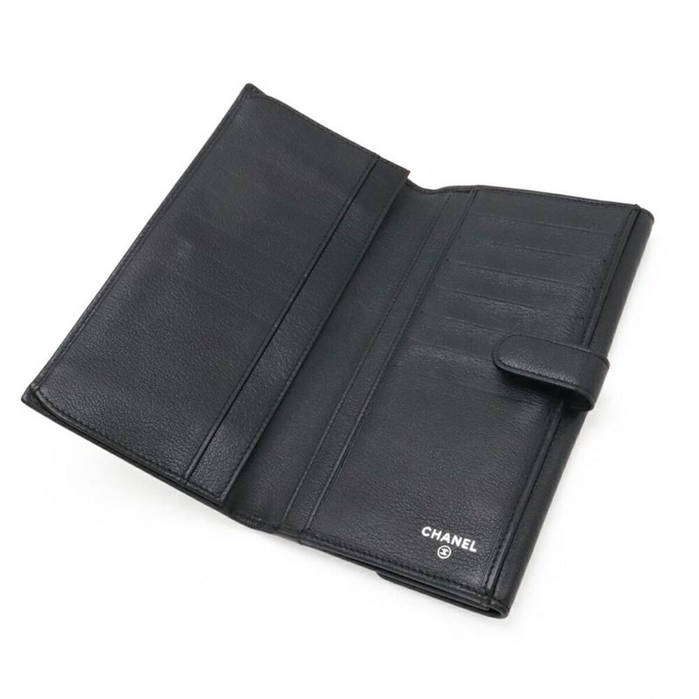 Chanel Camellia Leather Long Wallet - Picture 5 of 8